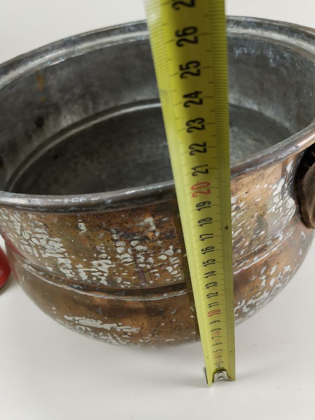 Olla Caldero Cobre con Asas