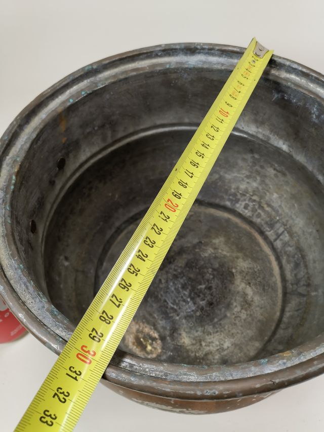 Olla Caldero Cobre con Asas