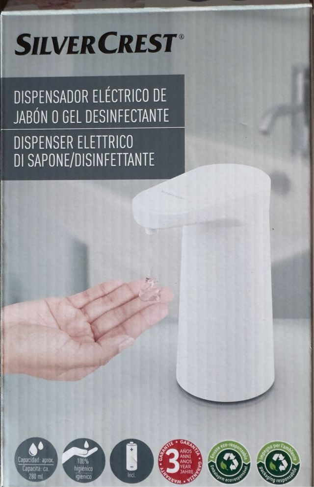Dispensador jabón eléctrico Silver Crest