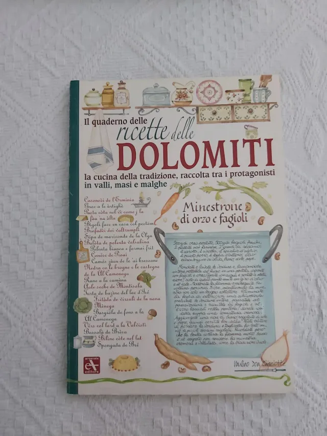 Il quaderno delle ricette delle Dolomiti