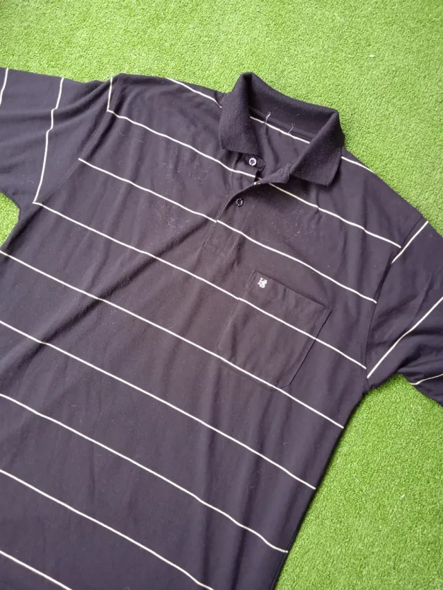 2 Polos HS camisas Azul y Negro