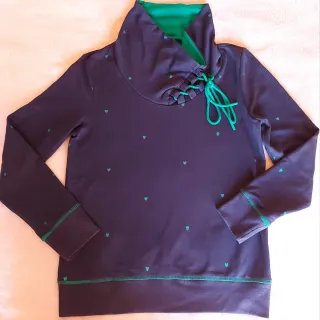 Sudadera Only Talla M Corazones Verdes