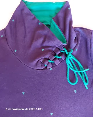 Sudadera Only Talla M Corazones Verdes