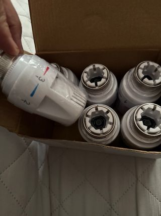 Cabezal Termostático Radiador 6 Unidades