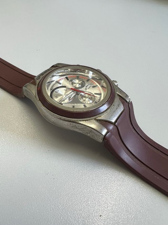 Orologio sportivo Eve Mon Crois, toni marrone e argento