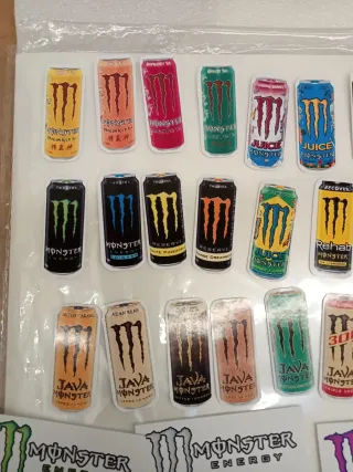 Adesivi Lattine Monster Energy