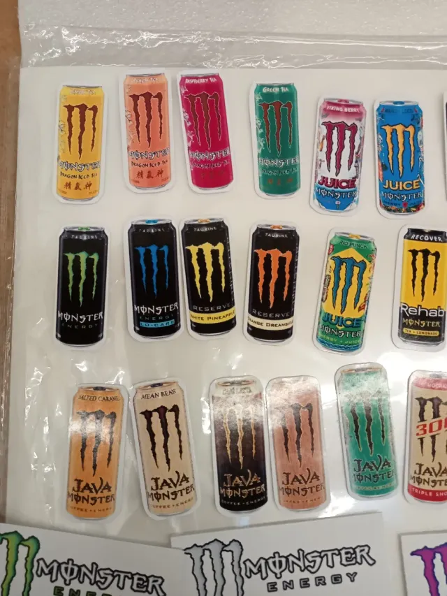 Adesivi Lattine Monster Energy