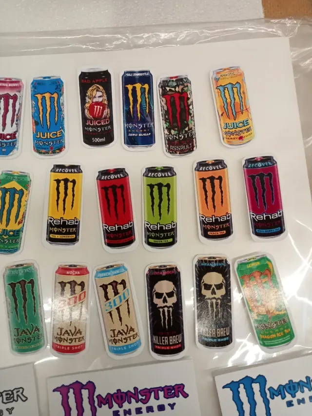 Adesivi Lattine Monster Energy