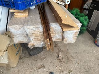 77 unidades Tableros de madera  separador ambiente