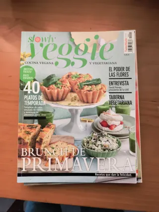 Revistas recetas vegetales, vegetariana, cocina
