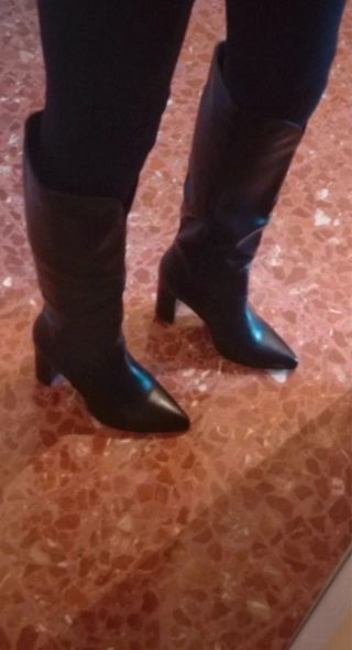 Stivali neri al ginocchio - Taglia 39