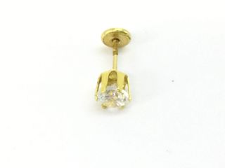 Pendientes Oro 18k con Circonita Blanca