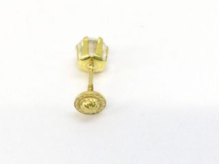 Pendientes Oro 18k con Circonita Blanca