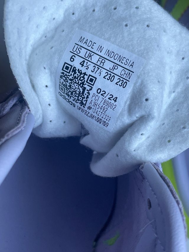 Adidas Gazelle Indoor W Morado/Amarillo Talla 37.5