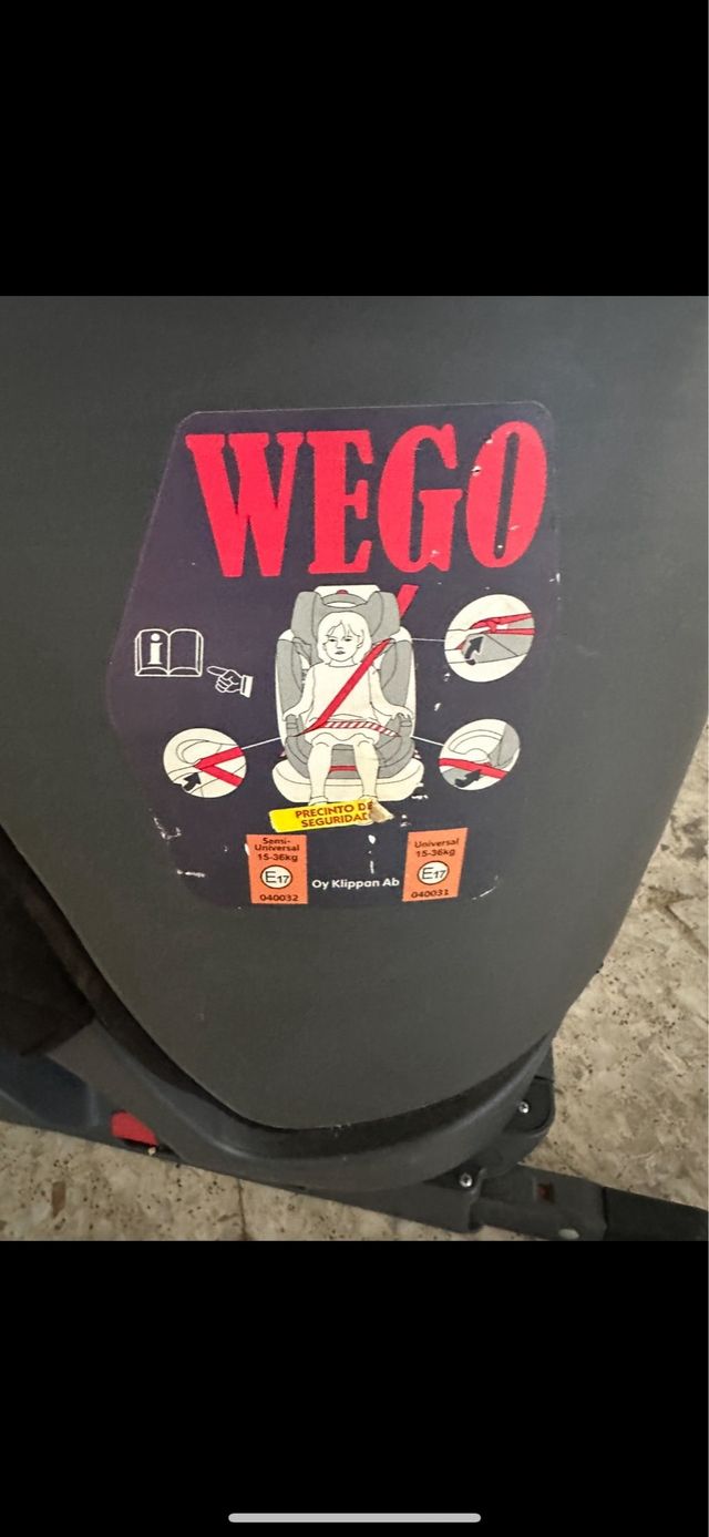 Silla de coche Klippan WEGO 15-36 kg