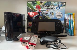 Nintendo Wii U Negra Mario Kart 8 Premium Pack