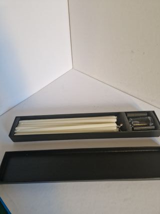 Portacandele in vetro con candele