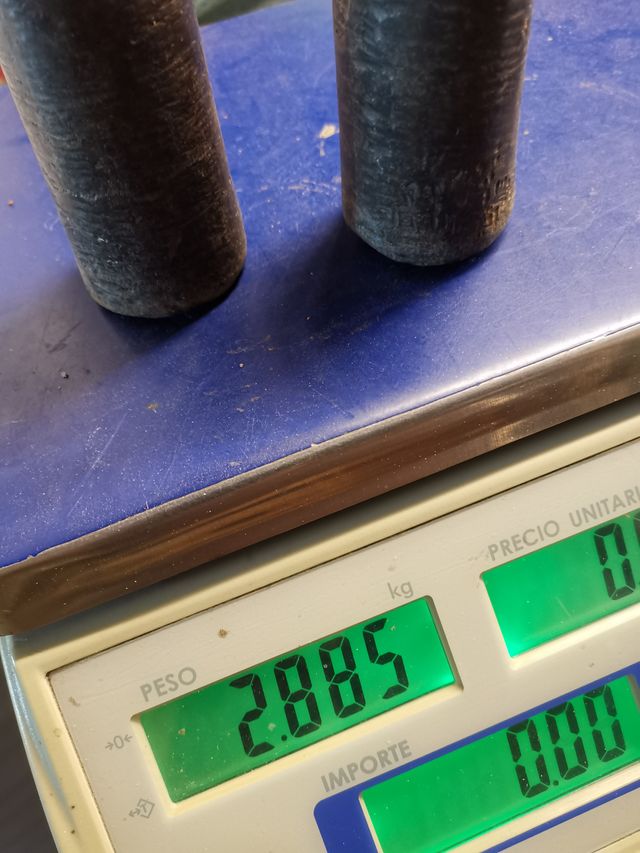 Par de Pesas Reloj Morez-Selva Negra