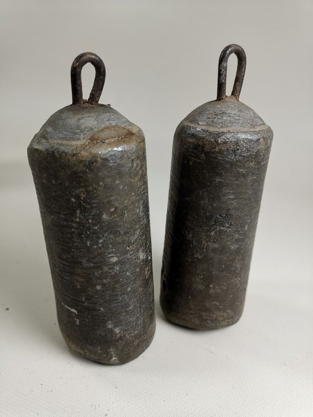 Par de Pesas Reloj Morez-Selva Negra