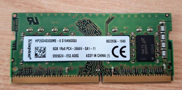 2 modulos Memoria RAM Kingston 8GB DDR4 2666MHz Po