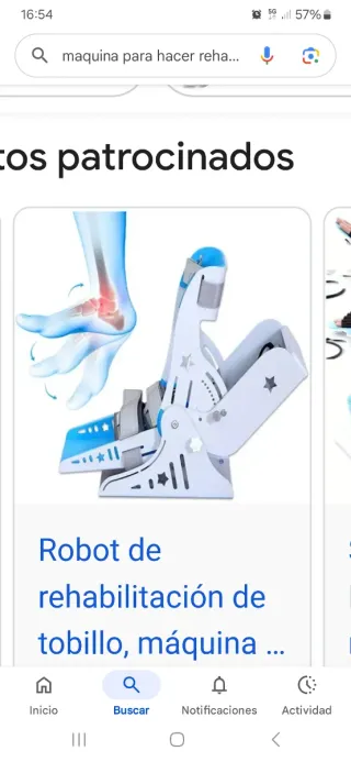 Robot rehabilitación de tobillo