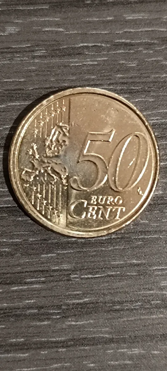 50 centesimi euro Spagna Cervantes 2021 con errore