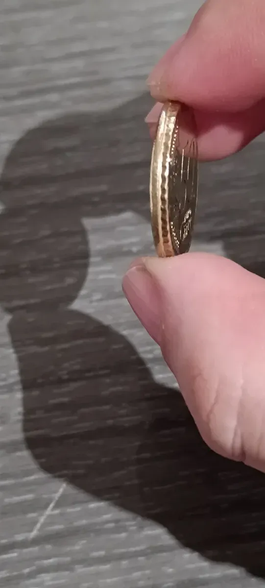 50 centesimi euro Spagna Cervantes 2021 con errore