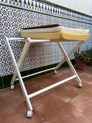 Minicuna Pirulos Azul Plegable