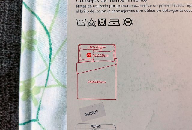 Juego de sábanas cama 160 (A ESTRENAR)