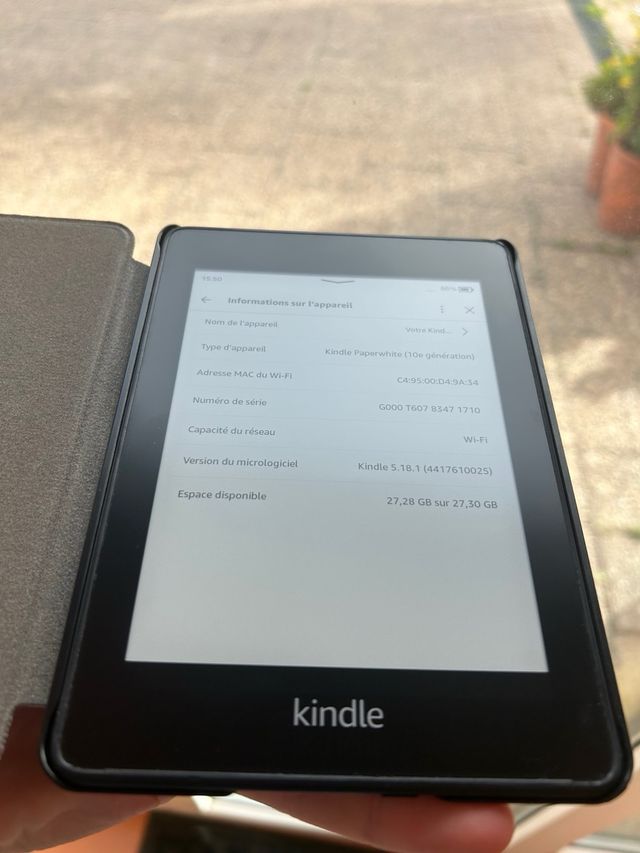 Kindle Paperwhite 10ª Geração c/ Capa