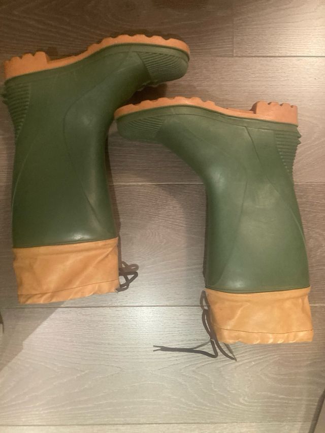 Botas Calpuesa P’Aqua 41 verdes impermeables