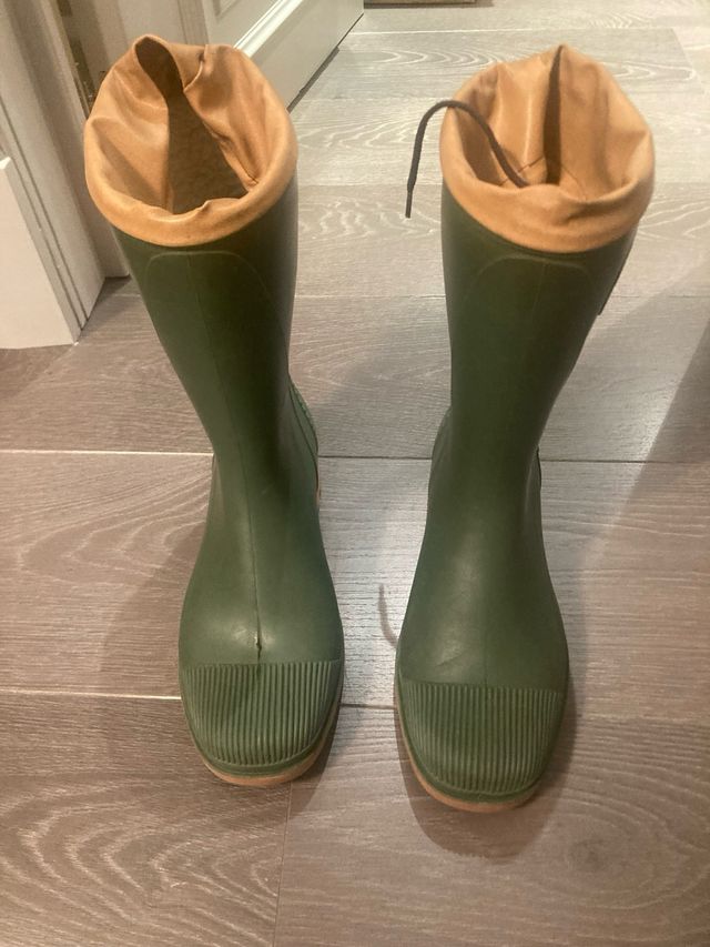 Botas Calpuesa P’Aqua 41 verdes impermeables