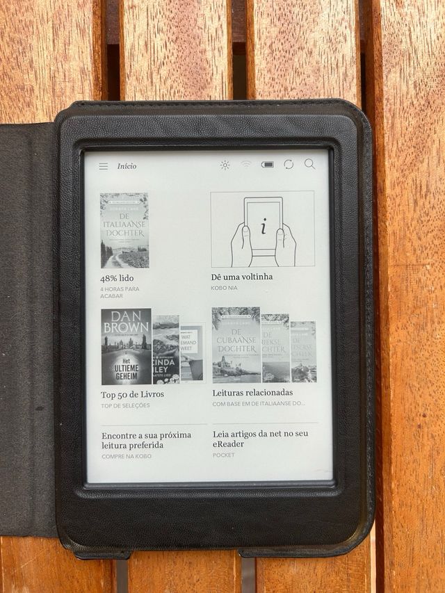Kobo Nia com capa original