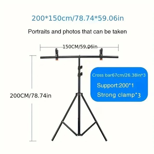Kit Fotografía Ajustable + Fondo Verde
