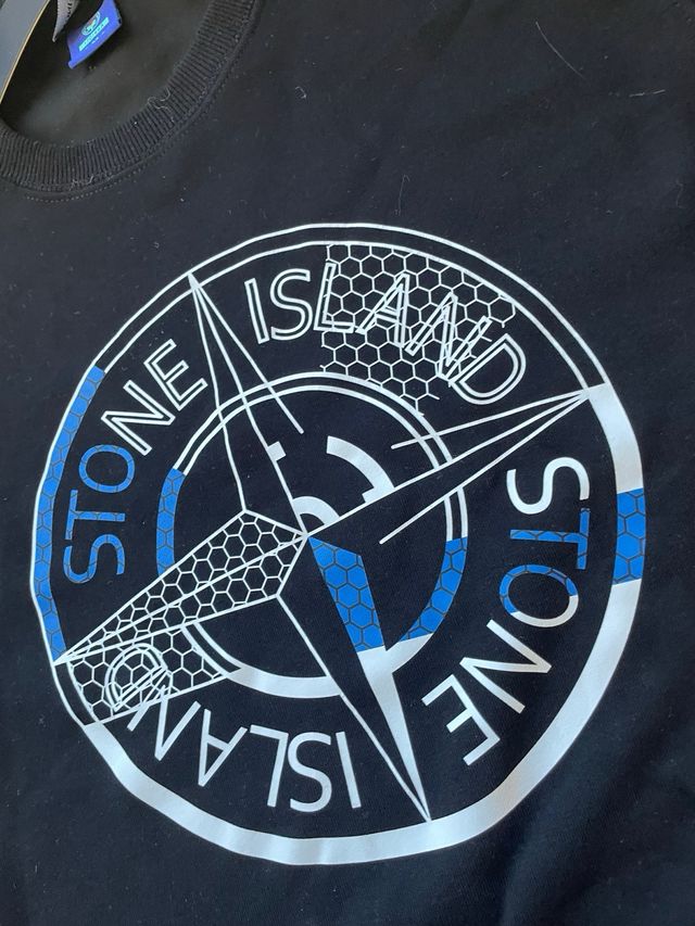 Sudadera Stone Island Negra Talla M