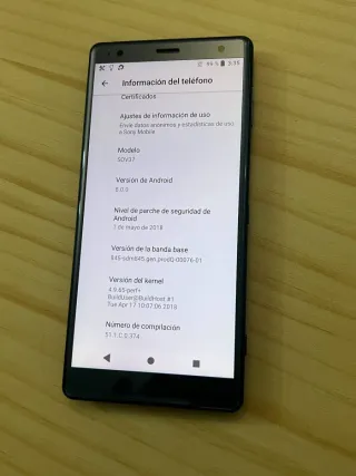 Sony Xperia XZ2 64GB. LTE senza contratto Snapdragon.