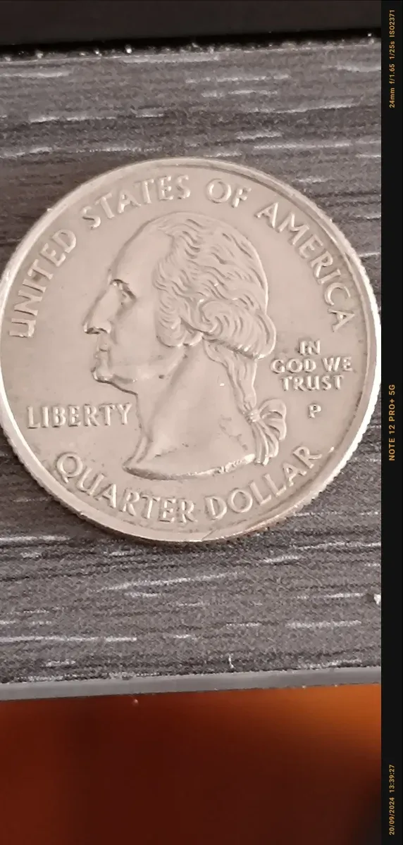 Moneta Quarto di Dollaro Nevada 2006 con errore