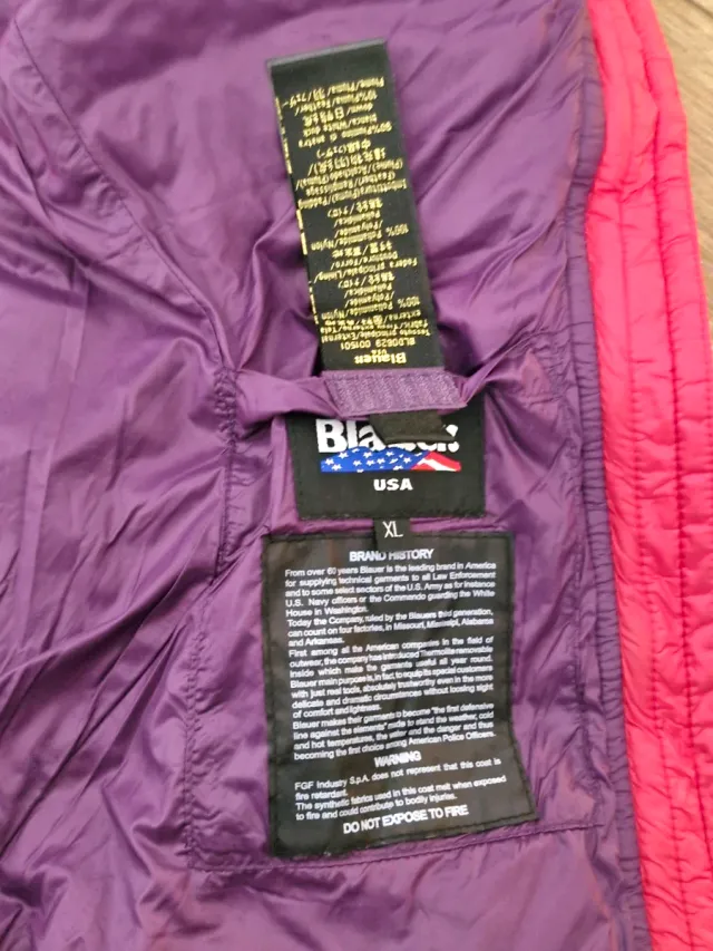 Chaqueta Blauer USA Mujer Talla XL Roja