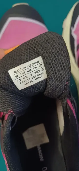 Zapatillas Salomon Trail Running Mujer Rosa