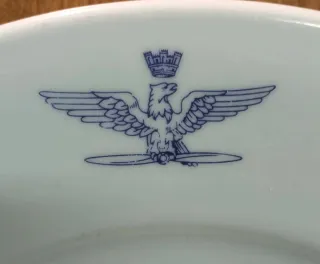 Richard Ginori 2 Piatti Aeronautica Militare