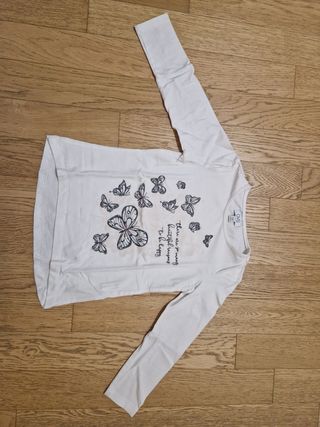 Maglia con farfalle e diamantini Ovs tg.3-4 anni