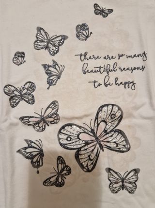 Maglia con farfalle e diamantini Ovs tg.3-4 anni