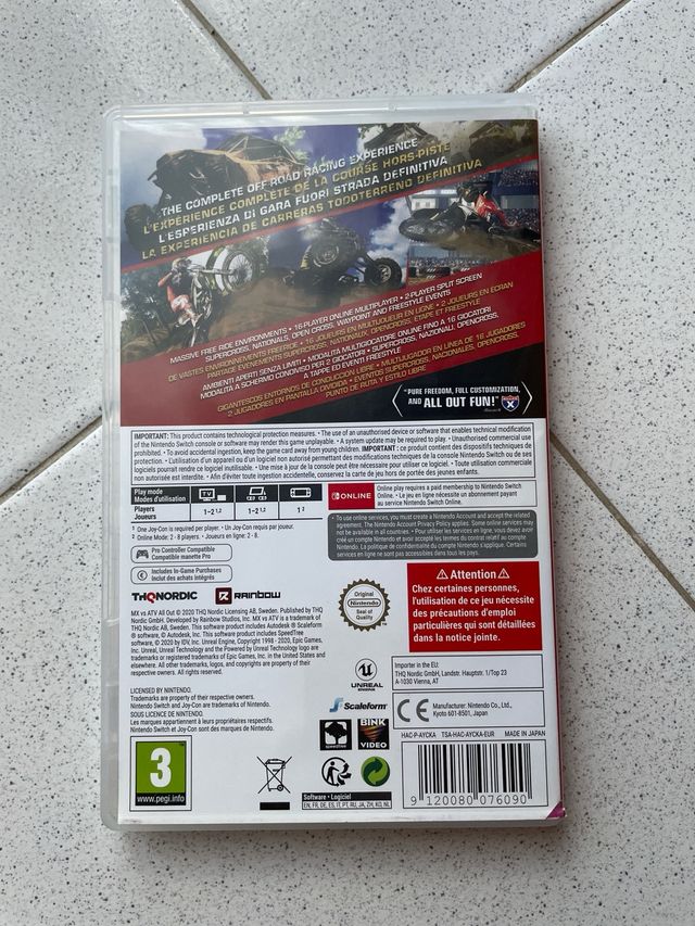 MX VS ATV ALL OUT Nintendo Switch