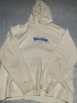 Sudadera Rick and Morty Blanca