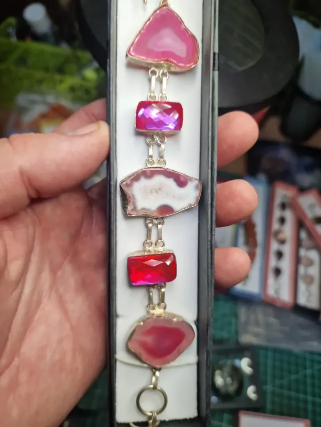 Pulsera Ágatas y Topacios Místicos