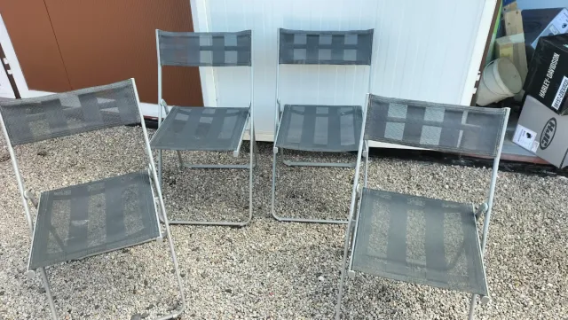 Sillas Terraza Plegables (4uds)