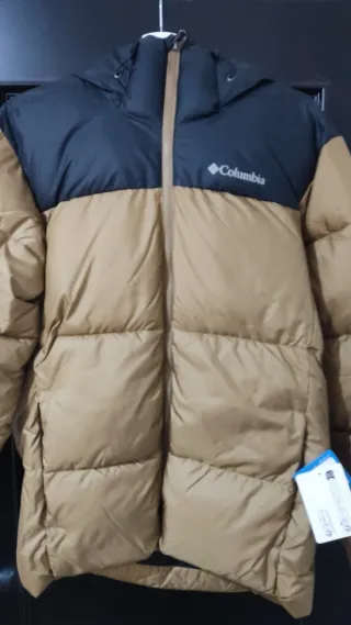 Anorak Columbia Negro y Marrón