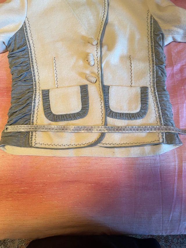 Giacca Cocoloni beige/grigio