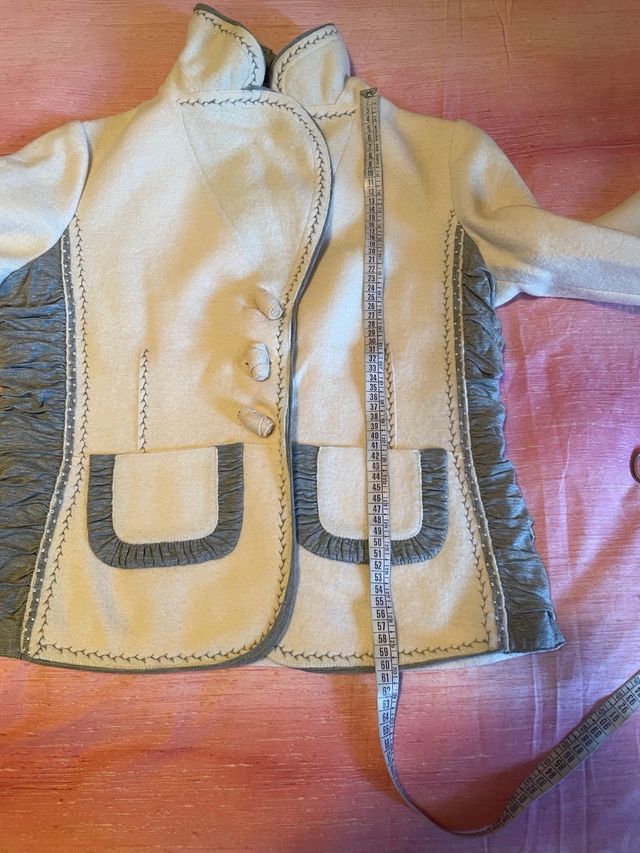 Giacca Cocoloni beige/grigio