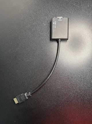 Adaptador HDMI a VGA con salida de audio